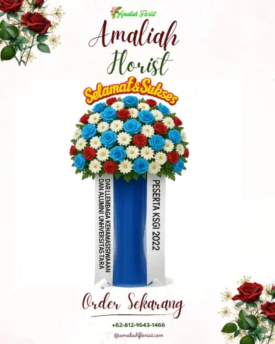 Standing Flower di Graha Angkasa Pura Kranji Bekasi
